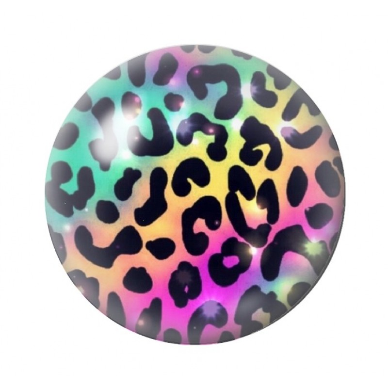 Cabochon en Verre Illustré Motif Léopard 12 à 25mm