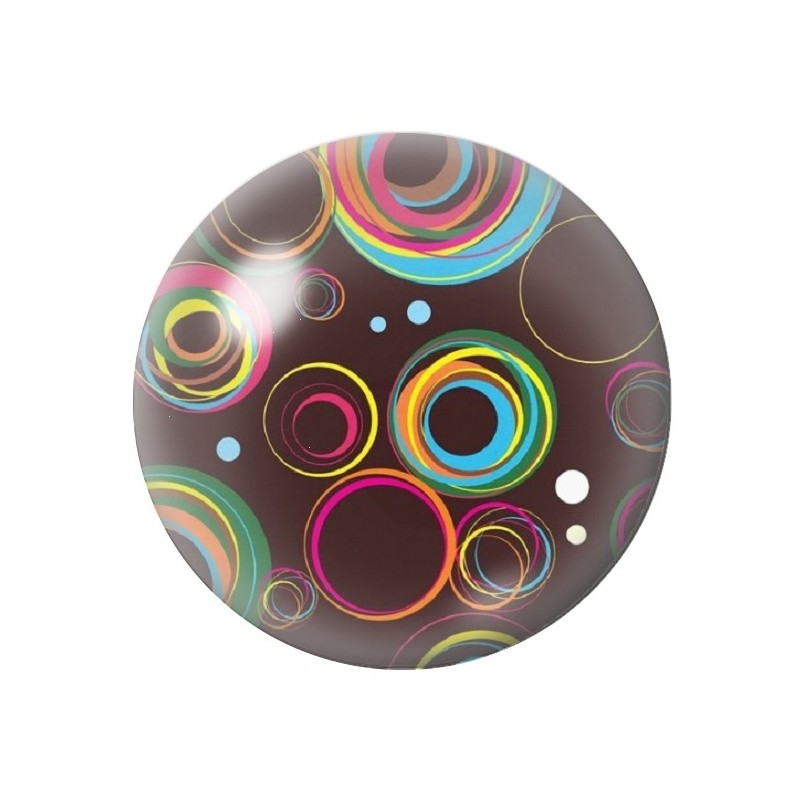 Cabochon en Verre Illustré Fantaisie 12 à 25mm