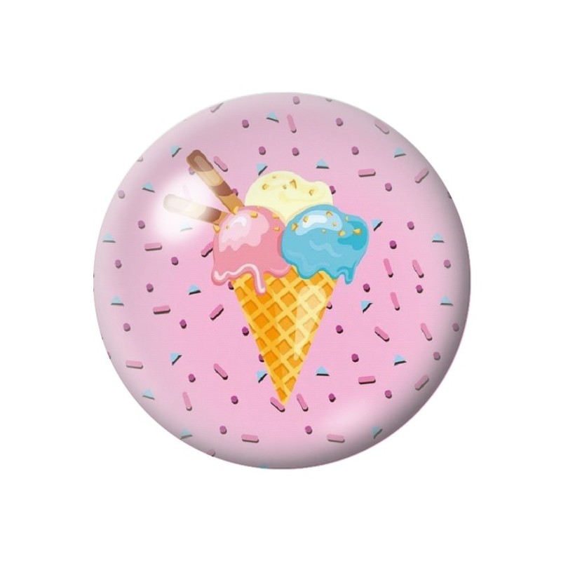 Cabochon en Verre Illustré Sorcière 12 à 25mm