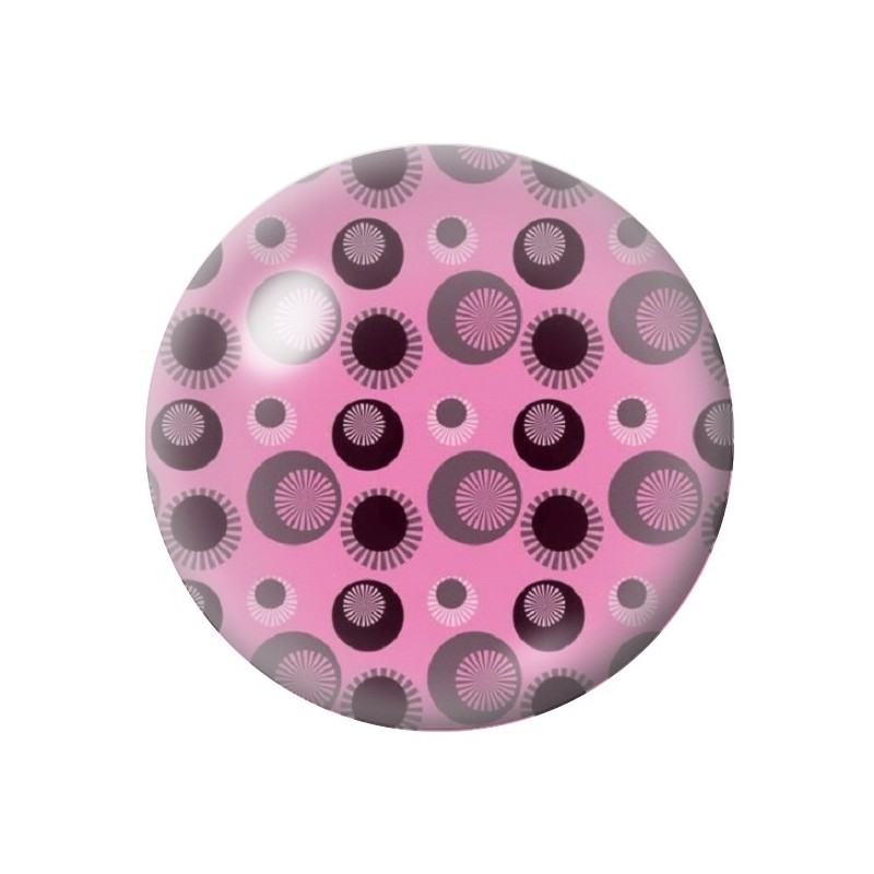 Cabochon en Verre Illustré Fantaisie Rétro 12 à 25mm