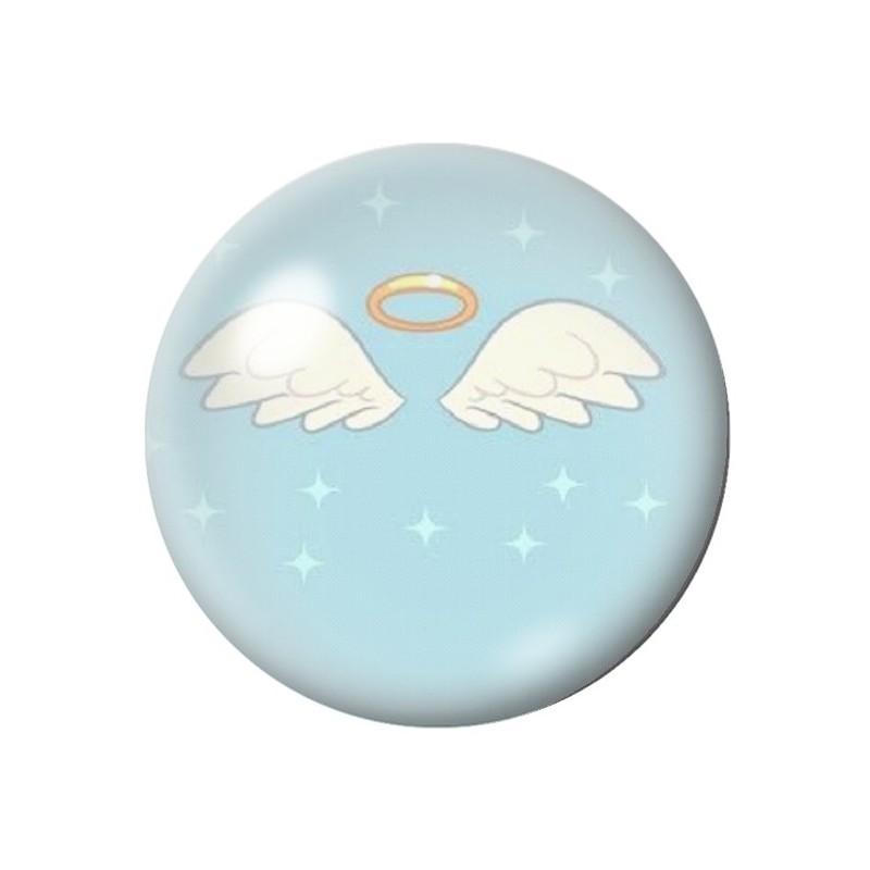 Cabochon en Verre Illustré Ange 12 à 25mm