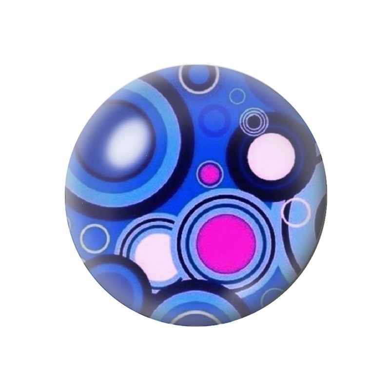 Cabochon en Verre Illustré Fantaisie 12 à 25mm