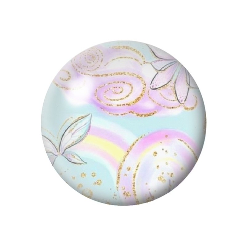 Cabochon en Verre Illustré Fantaisie 12 à 25mm