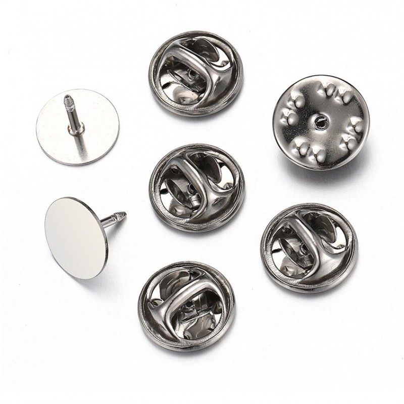 Support Pin's en Acier Inoxydable Plateau 10mm