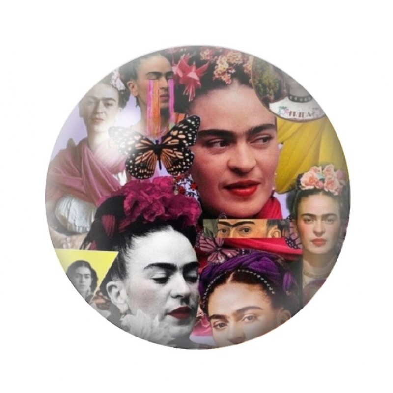 Cabochon en Verre Illustré Frida Kahlo 12 à 25mm