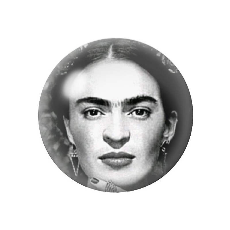 Cabochon en Verre Illustré Frida Kahlo 12 à 25mm