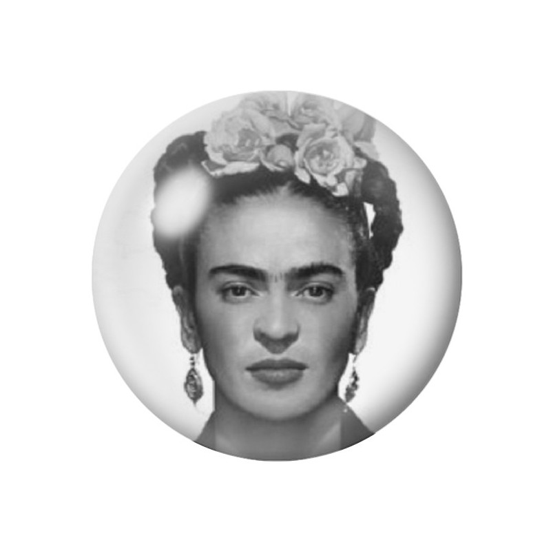 Cabochon en Verre Illustré Frida Kahlo 12 à 25mm