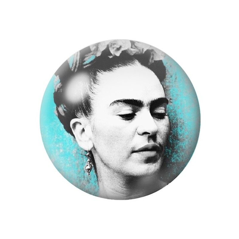 Cabochon en Verre Illustré Frida Kahlo 12 à 25mm