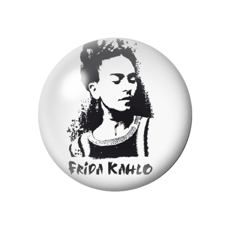 Cabochon en Verre Illustré Frida Kahlo 12 à 25mm