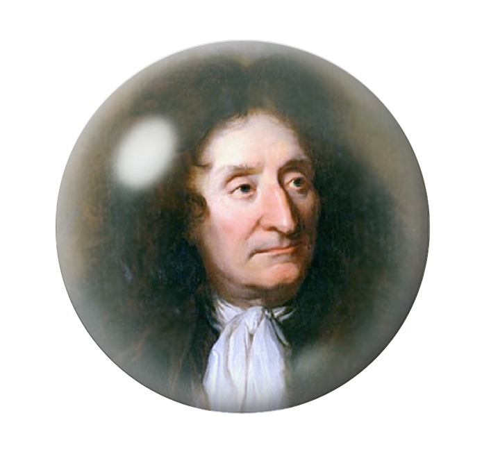 Cabochon en Verre Illustré Jean de La Fontaine 12 à 25mm