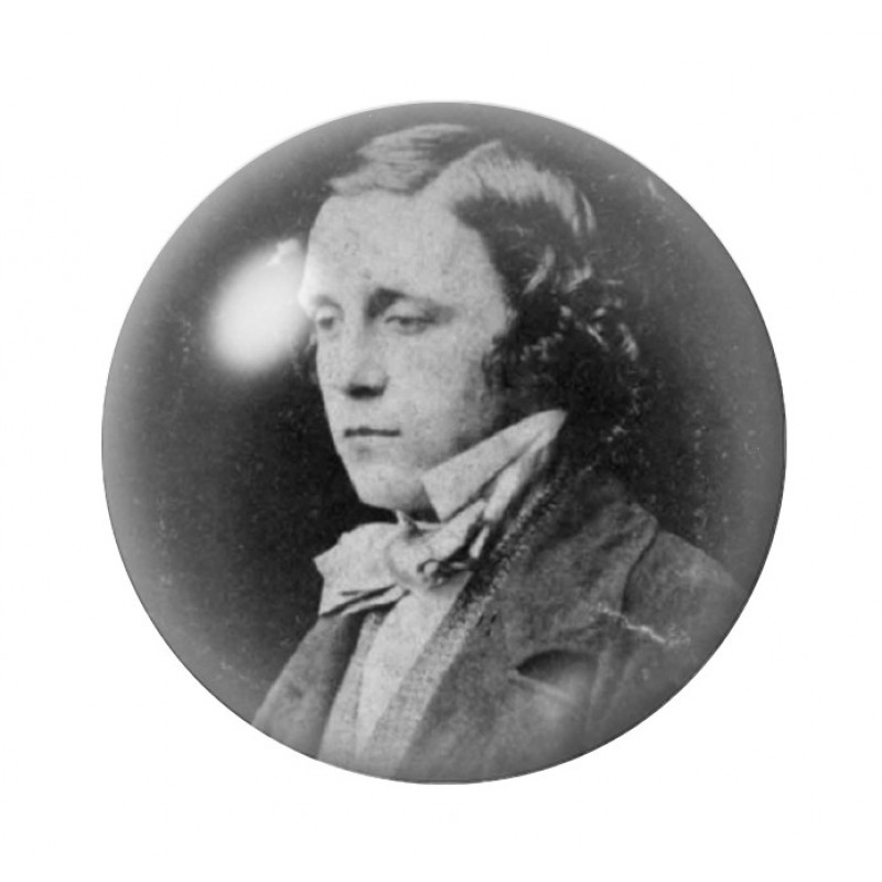 Cabochon en Verre Illustré Lewis Carroll 12 à 25mm