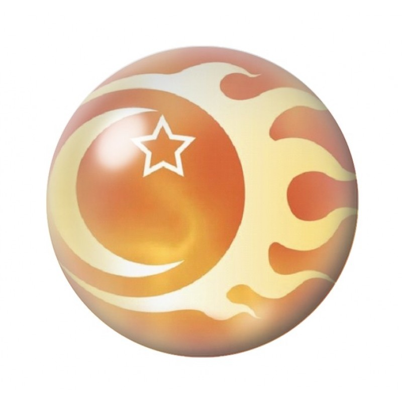 Cabochon en Verre Illustré Soleil Lune 12 à 25mm