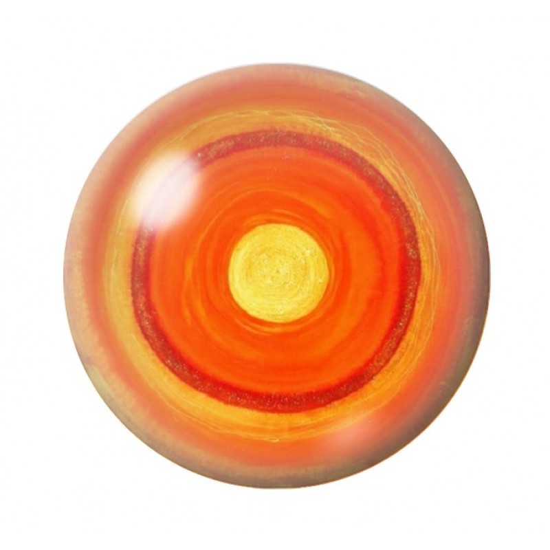 Cabochon en Verre Illustré Soleil 12 à 25mm
