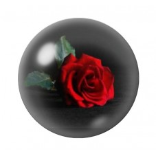 Cabochon en Verre Illustré Rythme Cardiaque  Amour St Valentin 12 à 25mm