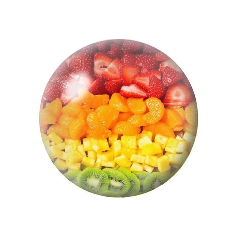 Cabochon en Verre Illustré Fruits 12 à 25mm