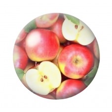 Cabochon en Verre Illustré Fruit Pommes 12 à 25mm pour la Création de Bijoux Fantaisie - DIY