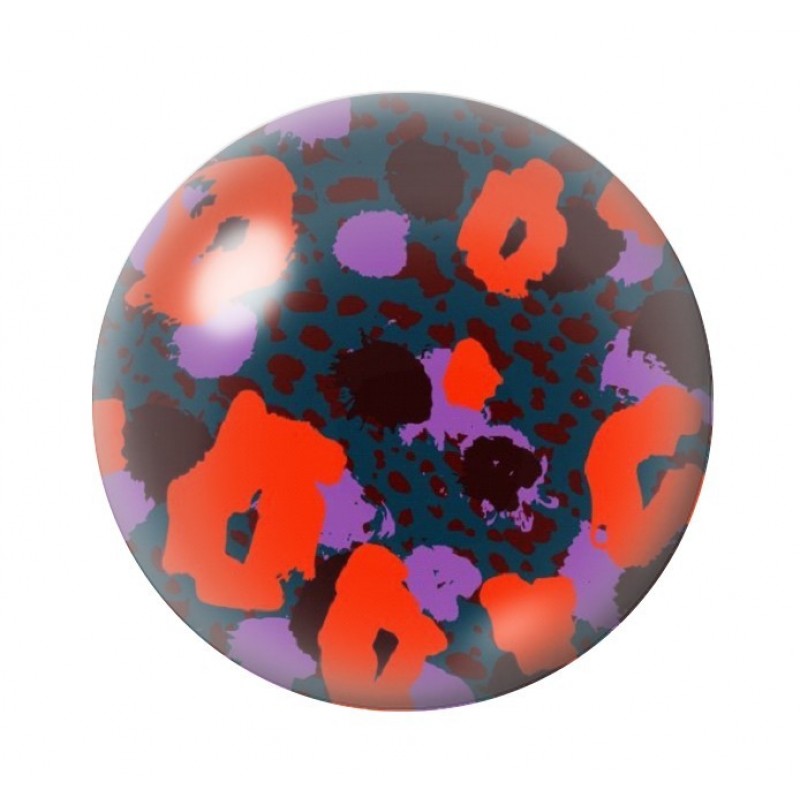 Cabochon en Verre Illustré Fleurs 12 à 25mm