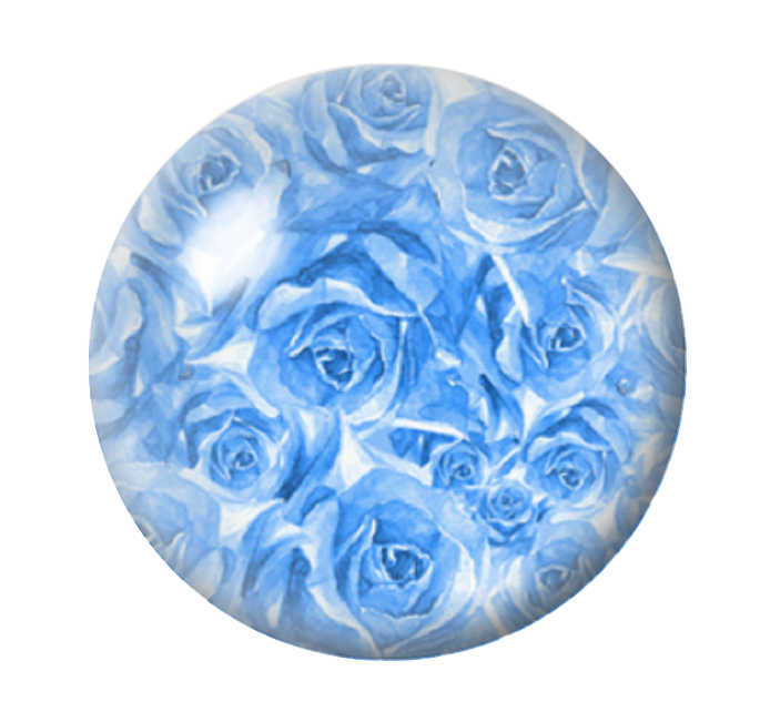 Cabochon en Verre Illustré Fleurs 12 à 25mm
