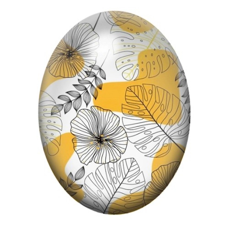 Cabochon en Verre Illustré Fleurs 13x18, 18x25 ou 30x40mm