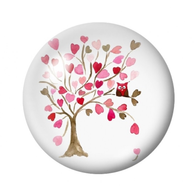  Cabochon en Verre Illustré Arbre 12 à 25mm