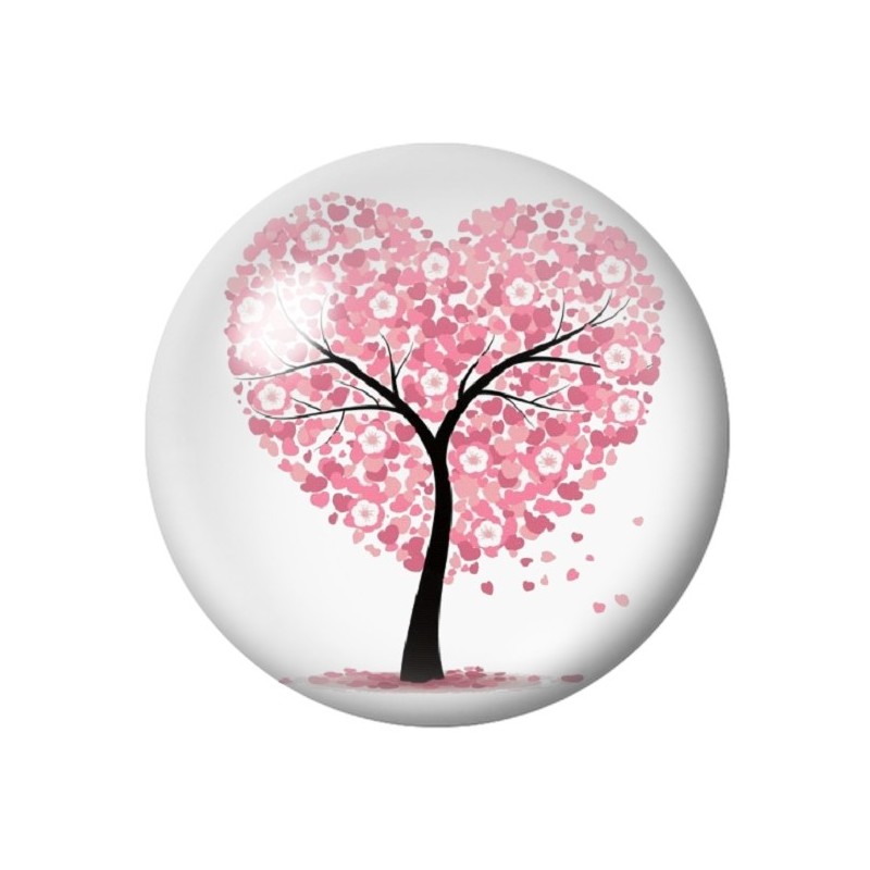  Cabochon en Verre Illustré Arbre 12 à 25mm