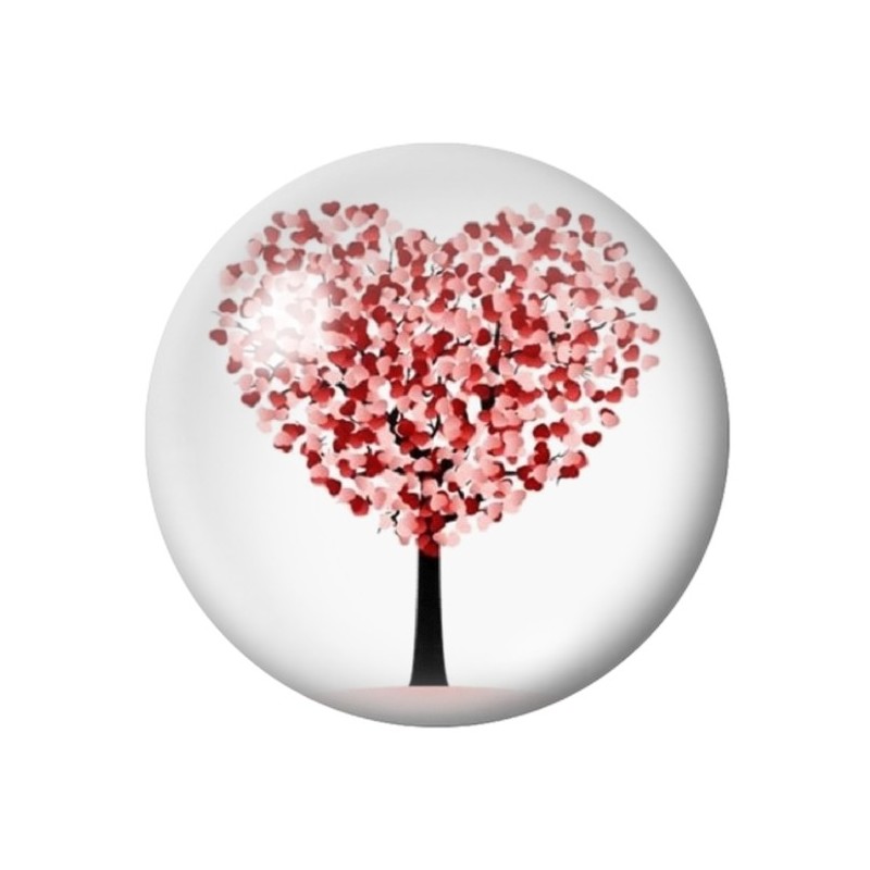  Cabochon en Verre Illustré Arbre 12 à 25mm