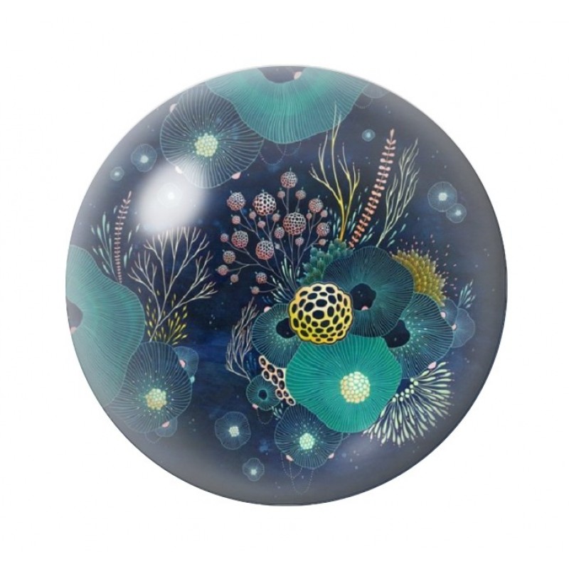 Cabochon en Verre Illustré Mer Été 12 à 25mm