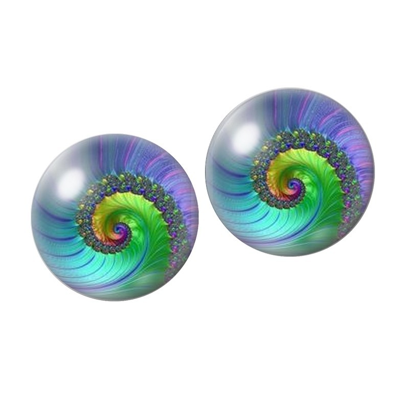 Kit 62 Pièces Pour Bijoux DIY - Plateaux Pendentifs Strass 25 Mm + Cabochons Verre, 7 Couleurs