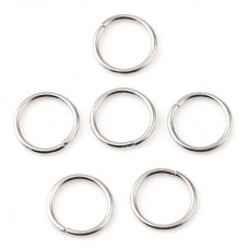 200 Anneaux de Jonction Ouverts Argentés 3mm