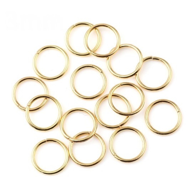 200 Anneaux de Jonction Ouverts Doré 3mm