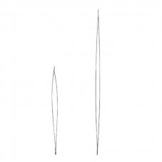 6 Aiguilles à Enfiler les Perles en Acier Inoxydable