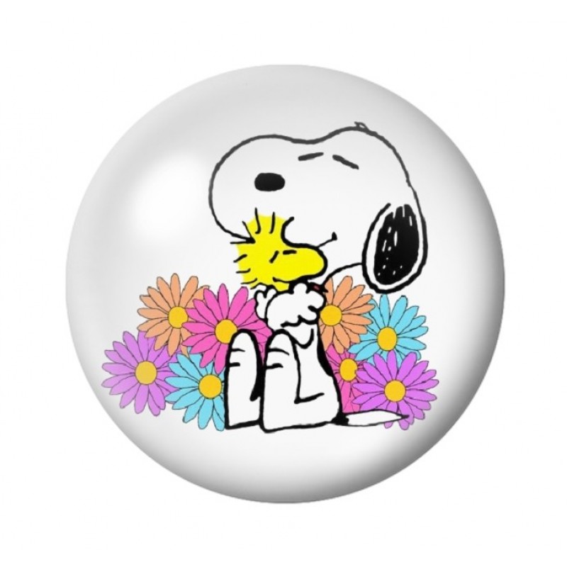 Cabochon en Verre Illustré Snoopy 12 à 25mm
