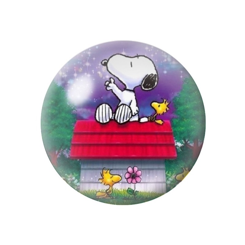 Cabochon en Verre Illustré Snoopy 12 à 25mm
