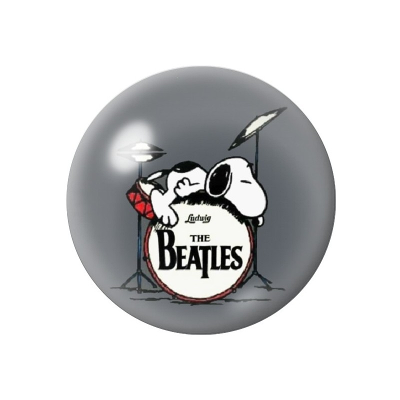 Cabochon en Verre Illustré Snoopy 12 à 25mm