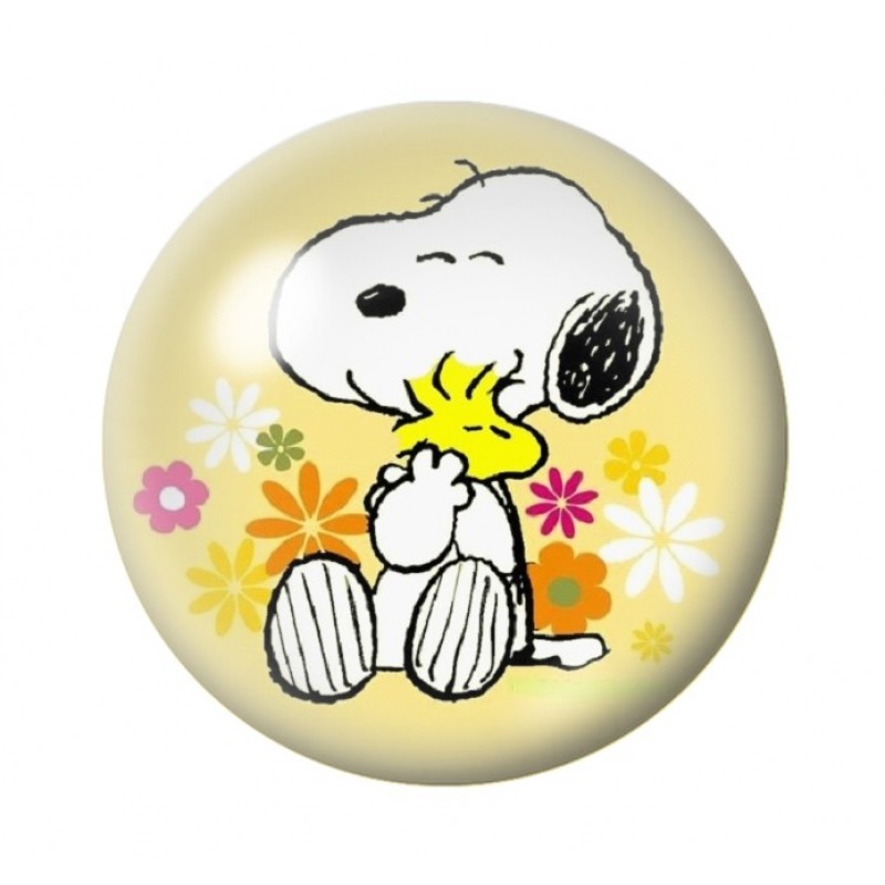 Cabochon en Verre Illustré Snoopy 12 à 25mm