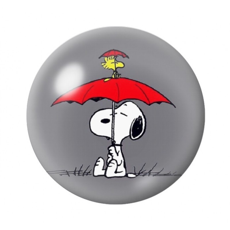 Cabochon en Verre Illustré Snoopy 12 à 25mm