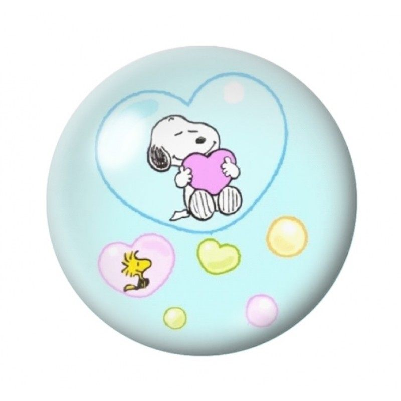 Cabochon en Verre Illustré Snoopy 12 à 25mm