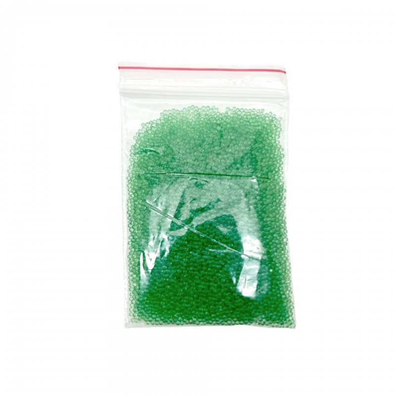 Microbilles en Verre Vert Foncé 0,8 à 1mm – Sachet de 10g