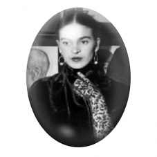 Cabochon en Verre Illustré Frida Khalo 13x18, 18x25 ou 30x40mm pour la création de bijoux fantaisie - DIY