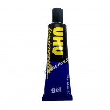 1 Tube de Colle UHU universelle gel - Colle formule gel, ne goutte pas, sèche rapidement, transparente