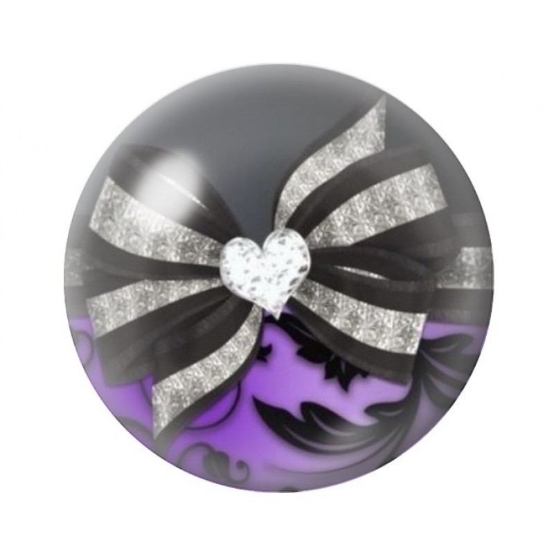 Cabochon en Verre Illustré Noeud 12 à 25mm