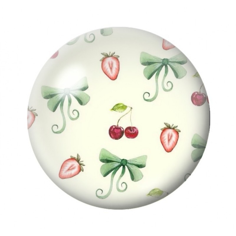 Cabochon en Verre Illustré Noeud 12 à 25mm