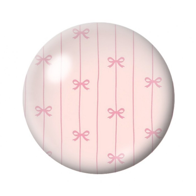 Cabochon en Verre Illustré Noeud 12 à 25mm