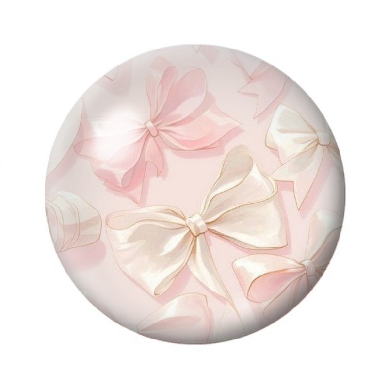 Cabochon en Verre Illustré Noeud 12 à 25mm