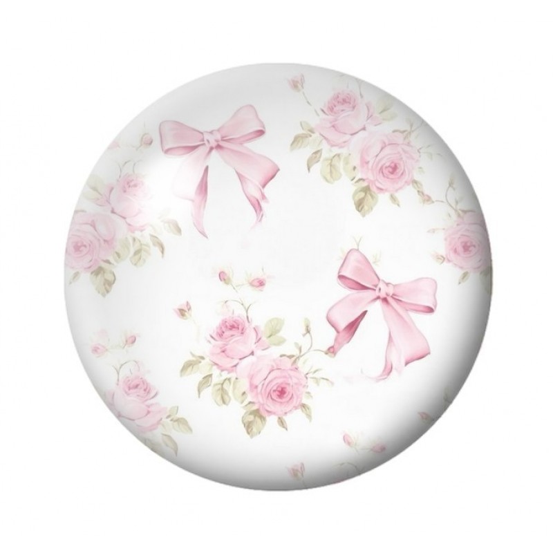 Cabochon en Verre Illustré Noeud 12 à 25mm