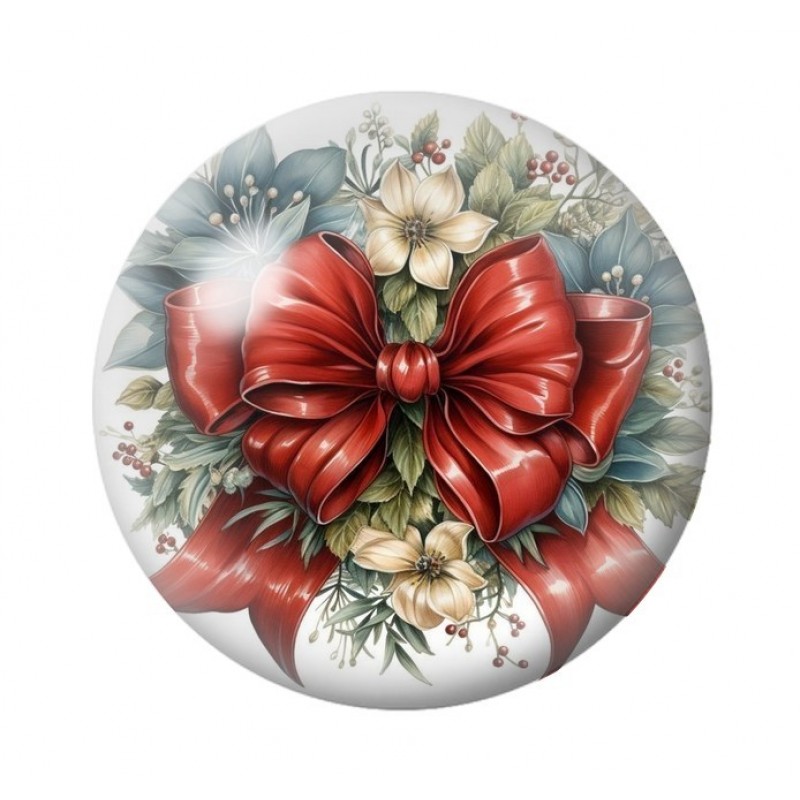 Cabochon en Verre Illustré Noeud 12 à 25mm