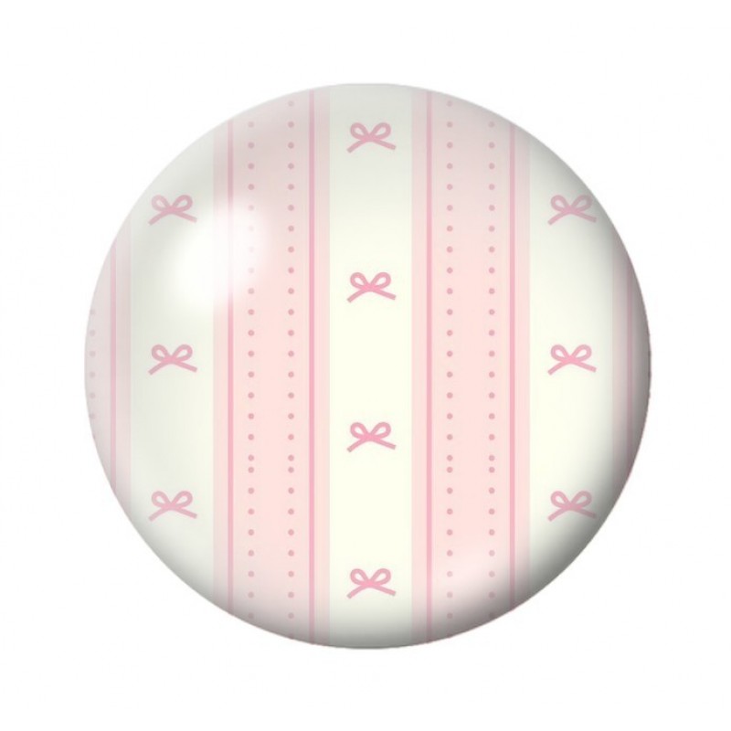 Cabochon en Verre Illustré Noeud 12 à 25mm