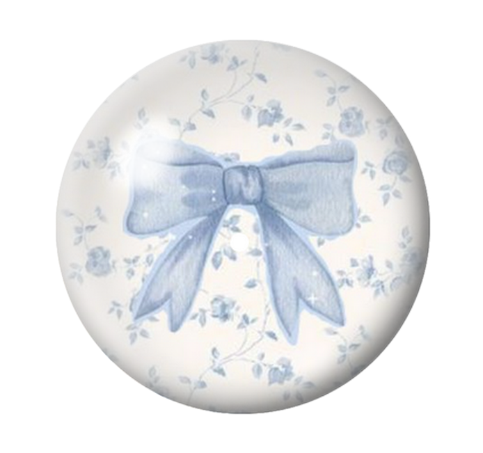 Cabochon en Verre Illustré Noeud 12 à 25mm