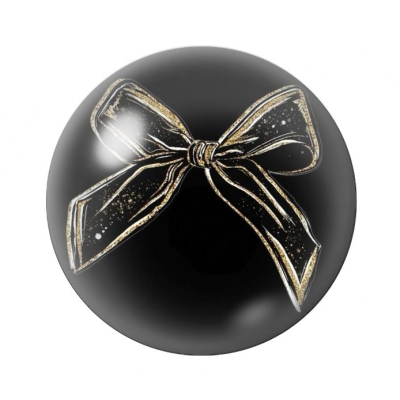 Cabochon en Verre Illustré Noeud 12 à 25mm