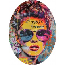 Cabochon en Verre Illustré Street Art 13x18, 18x25 ou 30x40mm